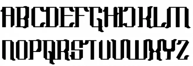 Theapot Font Litere mari