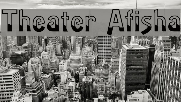 Theater Afisha Example 1