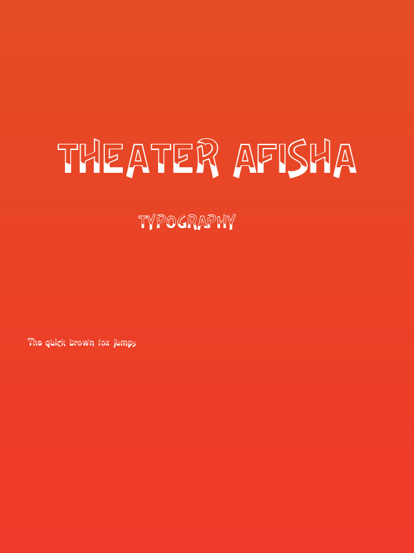 Theater Afisha Poster