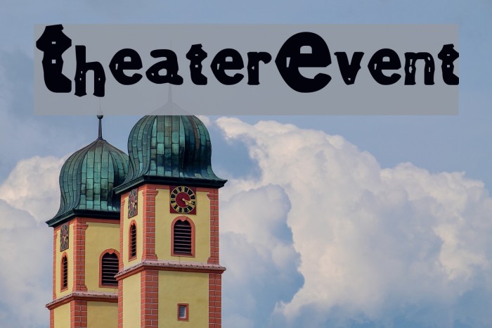 TheaterEvent Font examples