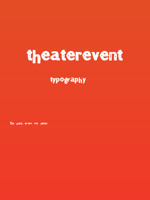 TheaterEvent Poster