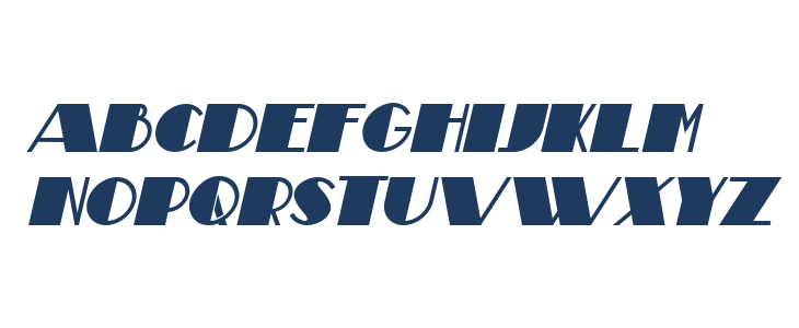 Theatrical Bold Italic Lowercase