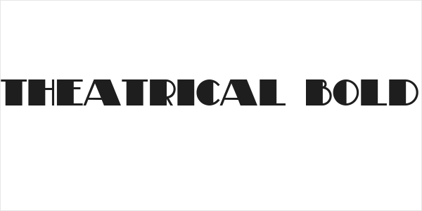 Theatrical Bold Logo