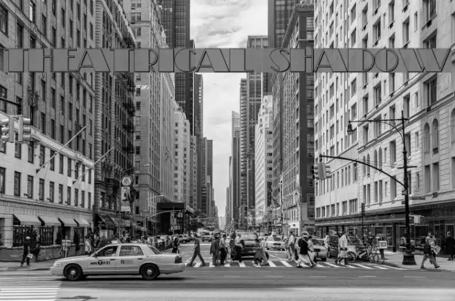 Theatrical Shadow Font examples