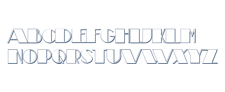 Theatrical Shadow Lowercase