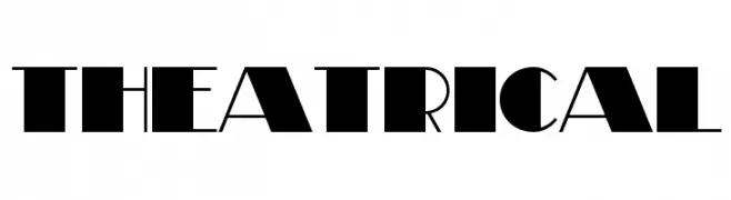 Theatrical  font caratteri gratis