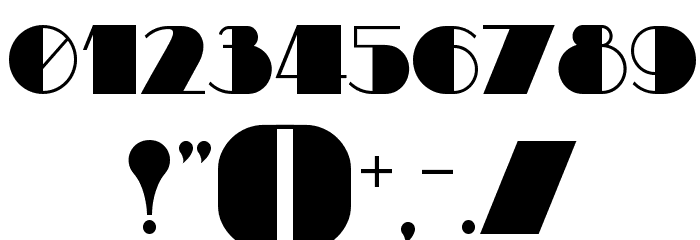 Theatrical Font OTHER CHARS