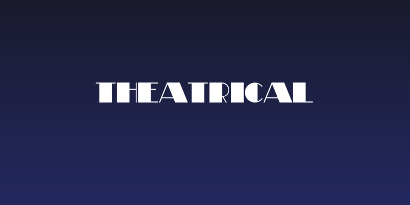 Theatrical Social Header