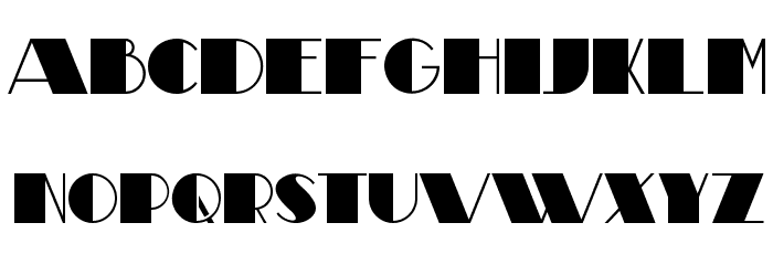 Theatrical Font LOWERCASE
