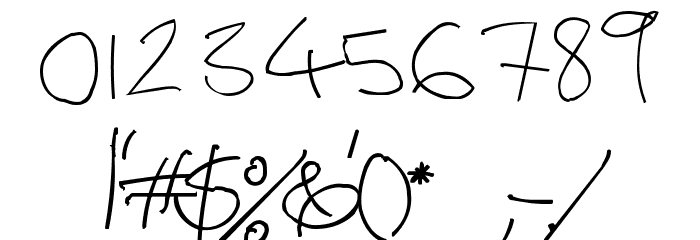 Thebestofmylove-regular Font OTHER CHARS