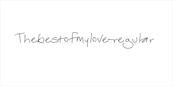 Thebestofmylove-regular Logo