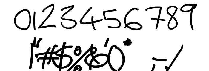 Thebestofmylove-semibold Font OTHER CHARS