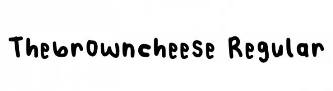Thebrowncheese Regular  Frei Schriftart Herunterladen