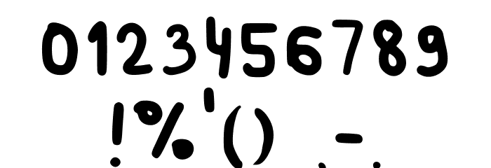 Thebrowncheese Regular Font OTHER CHARS