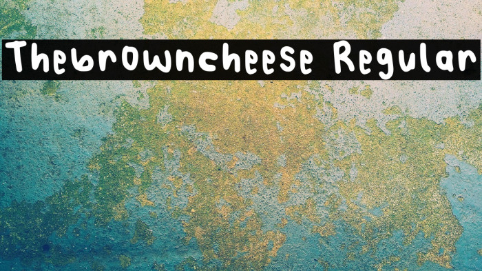 Thebrowncheese Regular Example 1