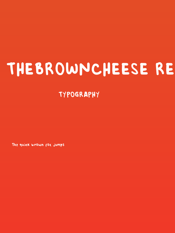 Thebrowncheese Regular Poster