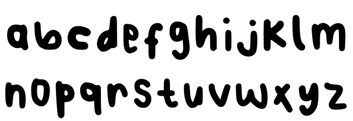 Thebrowncheese Regular Font LOWERCASE