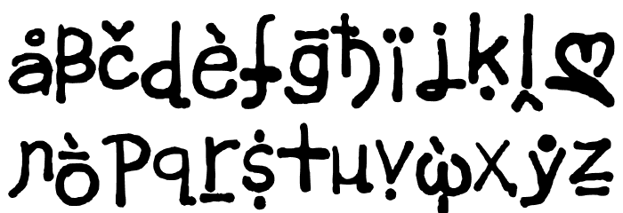 Thecrownismine Final Regular Font LOWERCASE
