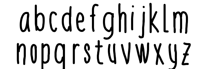 Theeny Font LOWERCASE