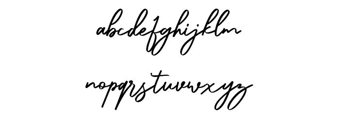 Thefrost Free Regular Font LOWERCASE