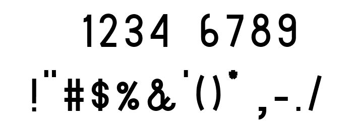 Theghiza Font OTHER CHARS