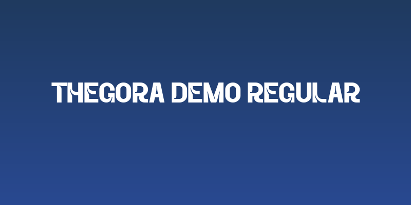 Thegora DEMO Regular Social Header