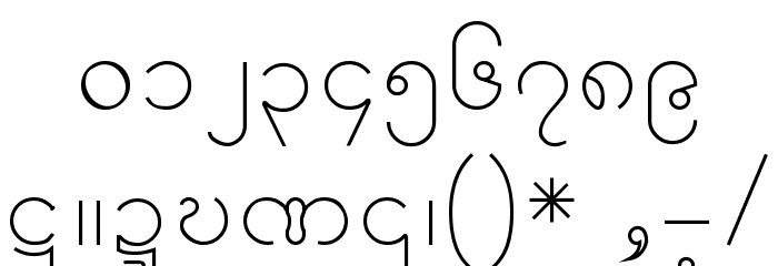 Theiree Font OTHER CHARS