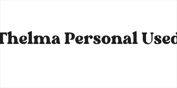 Thelma Personal Used Logo