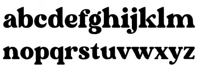 Thelma Personal Used Font LOWERCASE