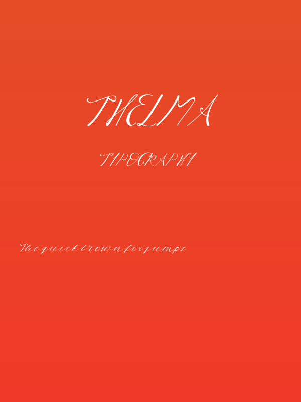 Thelma Poster