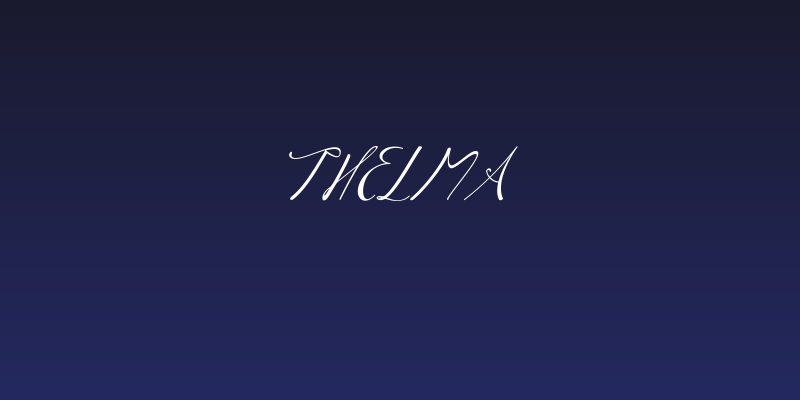 Thelma Social Header