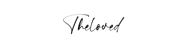 Theloved  font caratteri gratis