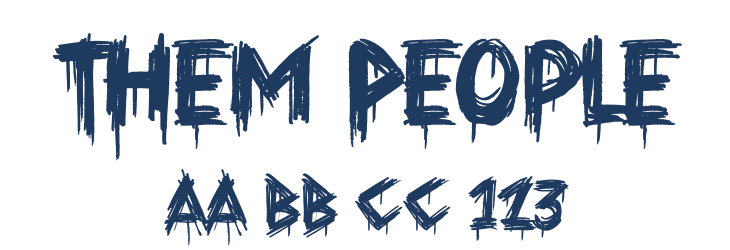 Them People Font Preview