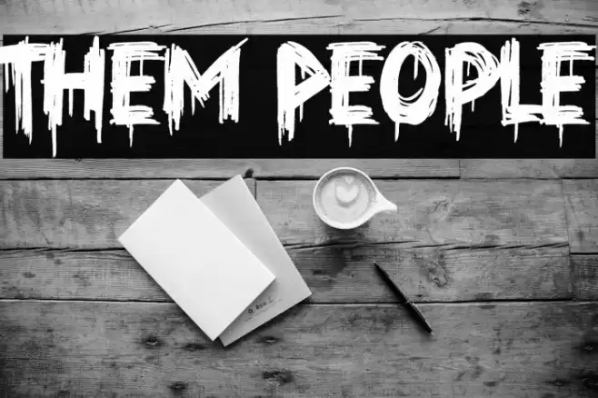 Them People Fonte examples
