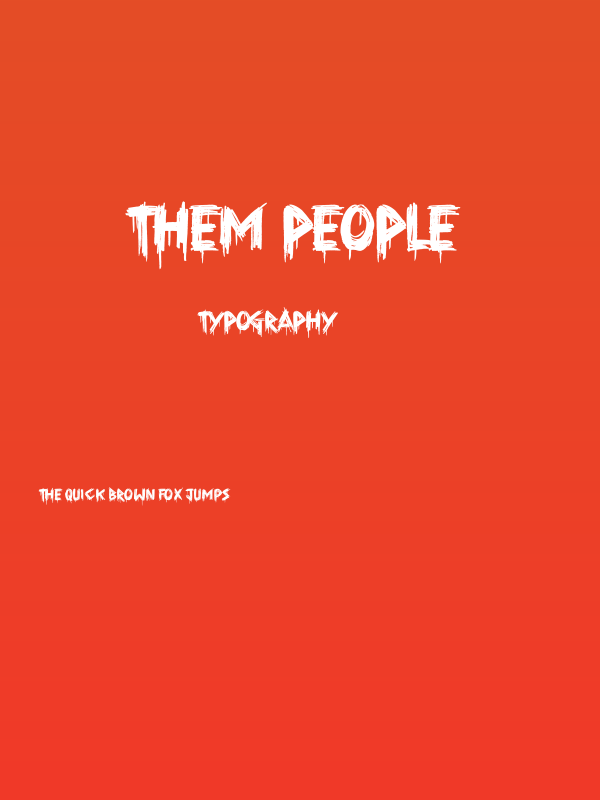 Them People Poster