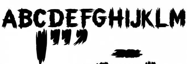 Them! Font OTHER CHARS