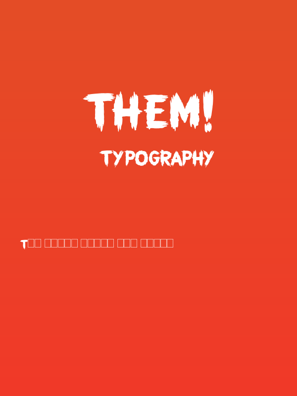 Them! Poster