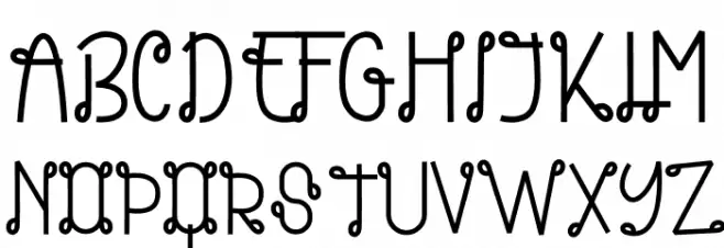 Themarie Schriftart Groß