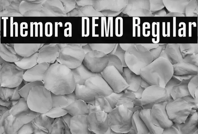 Themora DEMO Regular Font examples