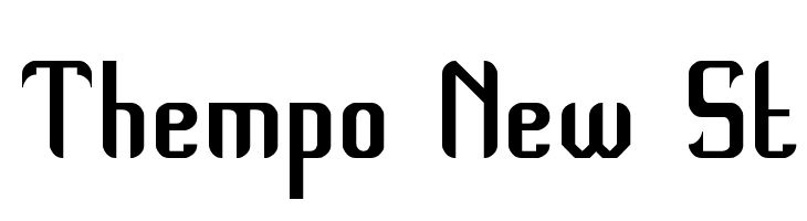 Thempo New St  Скачать бесплатные шрифты