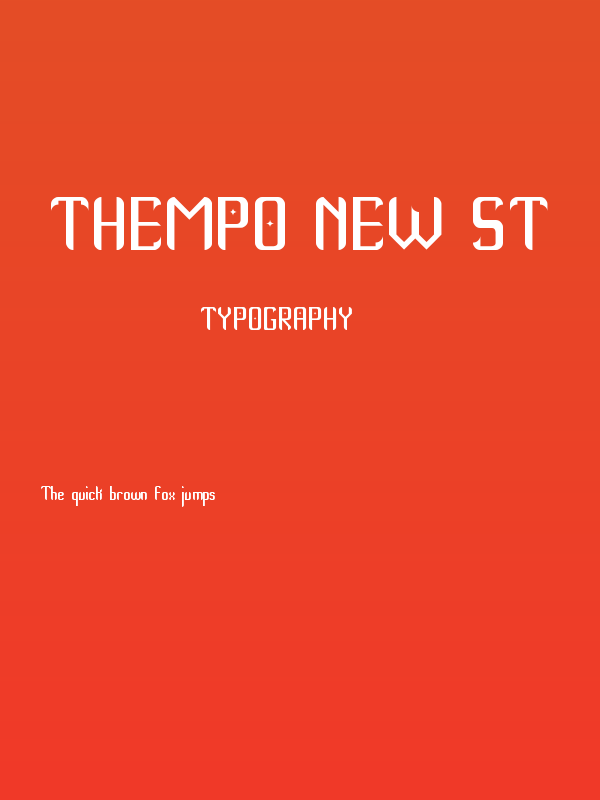 Thempo New St Poster