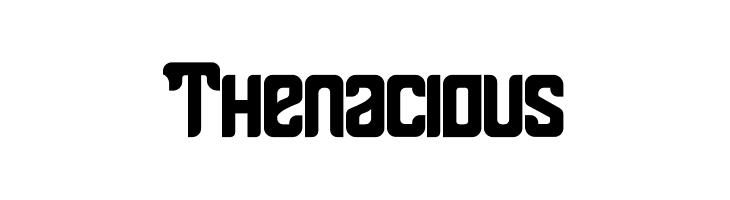 Thenacious  免费字体下载