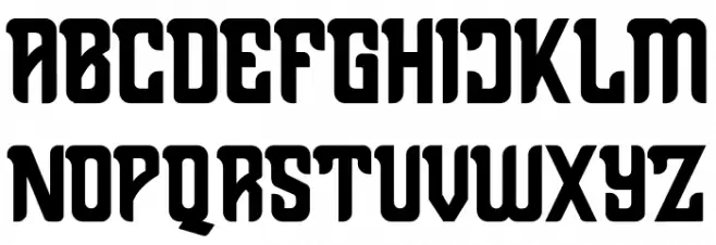 Thenacious Шрифта ВЕРХНИЙ