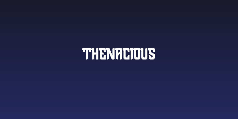 Thenacious Social Header