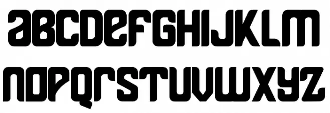 Thenacious Font Litere mici