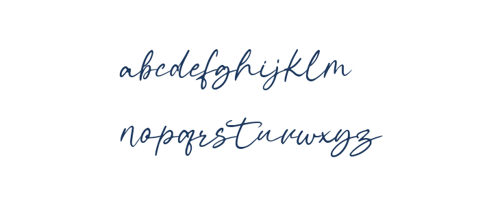 Thenaturalist Free Font Regular Lowercase