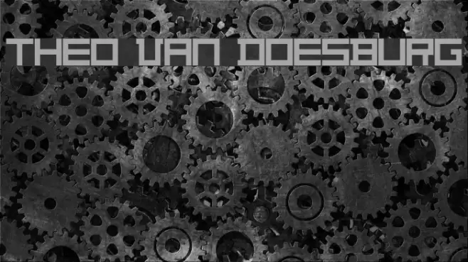 Theo Van Doesburg خط examples