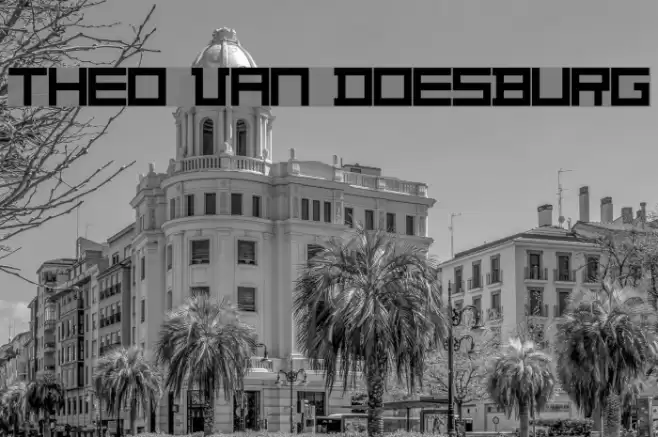 Theo Van Doesburg خط examples