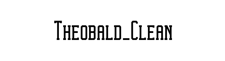 Theobald_Clean  नि: शुल्क फ़ॉन्ट्स डाउनलोड