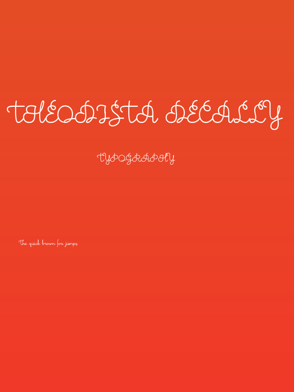 Theodista Decally Poster